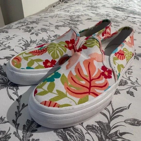 Keds Multicolor Floral Slip-On Sneakers - Picture 7 of 7